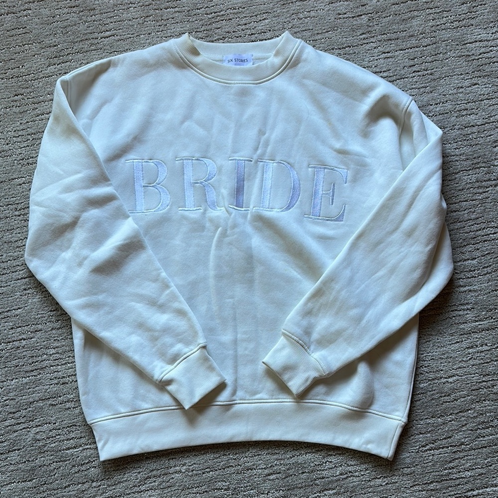 White Bride Crewneck Sweatshirt
